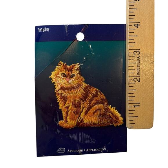 Tabby Cat Applique Vintage 90's Sew On New in‎ Package - Picture 2 of 3
